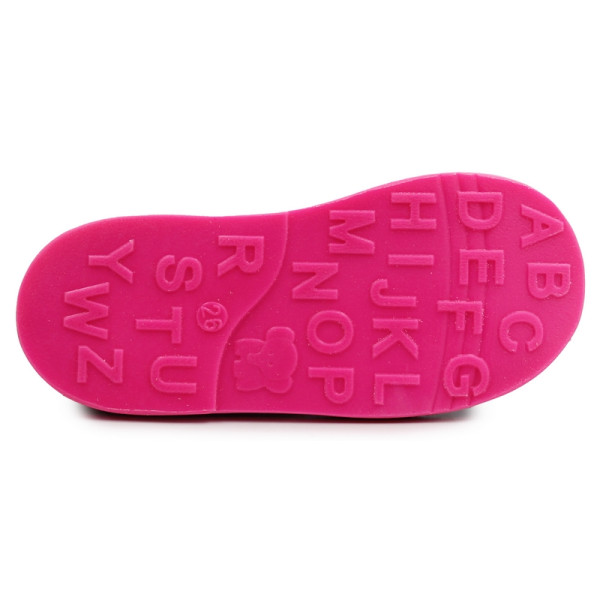 Kapcie profilaktyczne do przedszkola szkoły dla dziewczynki Adamki róż motylek