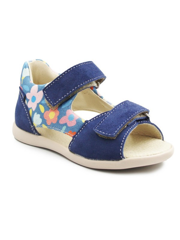 Sandały Dla Dziewczynki w Kwiatuszki Mido 31-37 Blue Bloom