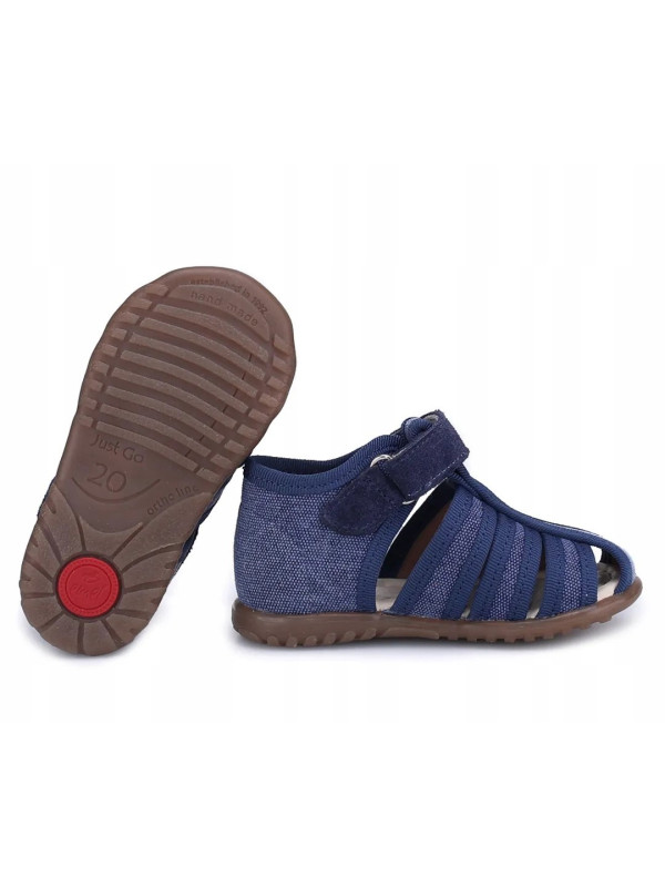 Kapcie Dziecięce Do Przedszkola Chłopięce Na Rzep Emel EK 5222-7