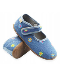 Kapcie Dla Dziewczynki do Przedszkola i Szkoły Emel ek 4000-15