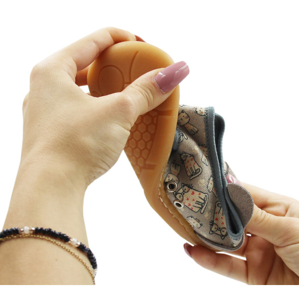 Elastyczne Kapcie Dziecięce W Kotki Barefoot Ameko Kiti