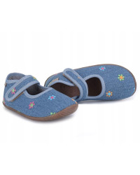 Kapcie Dla Dziewczynki do Przedszkola i Szkoły Emel ek 4000-15