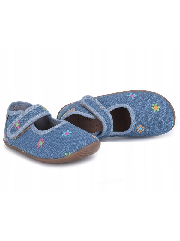 Kapcie Dla Dziewczynki do Przedszkola i Szkoły Emel ek 4000-15