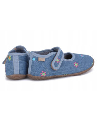 Kapcie Dla Dziewczynki do Przedszkola i Szkoły Emel ek 4000-15