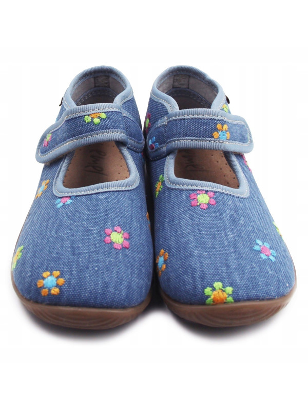 Kapcie Dla Dziewczynki do Przedszkola i Szkoły Emel ek 4000-15