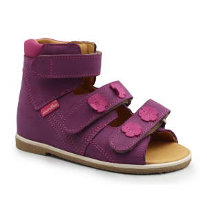 Sandały ortopedyczne dla dziewczynek do przedszkola szkoły Aurelka