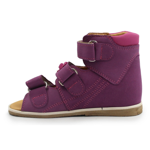 Sandały ortopedyczne dla dziewczynek do przedszkola szkoły Aurelka