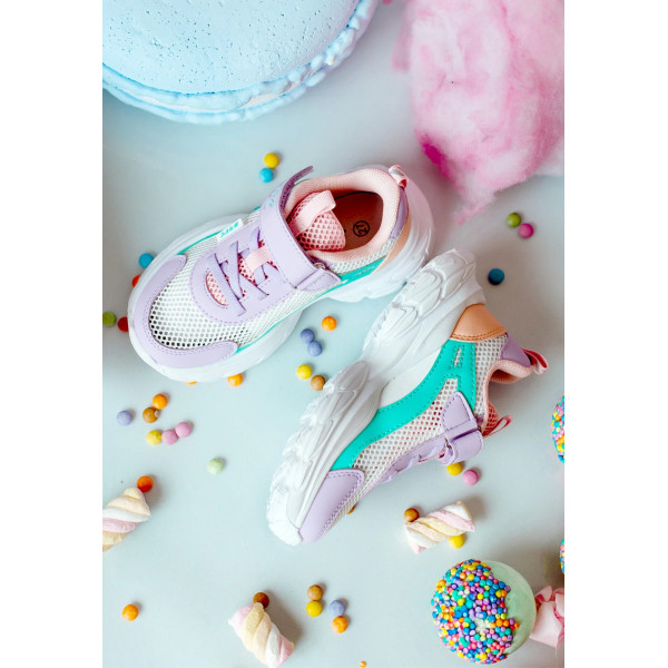 Buty Do Szkoły Dla Dziewczynek Sportowe Adidasy z Siatką Bartek 87008-16