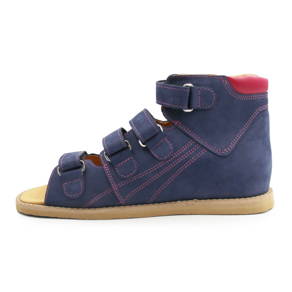 Młodzieżowe sandały korekcyjne z wysokim zapiętkiem Aurelka