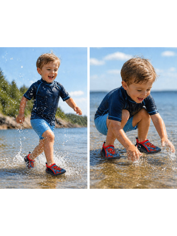 Buty Do Wody Dla Chłopca Basenowe Na Wakacje Spider Man Bartek 85203-16