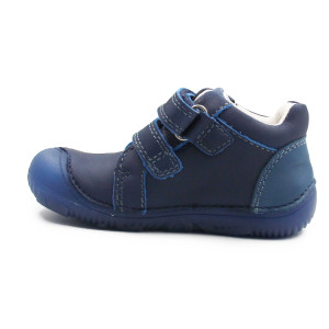 Buty Na Jesień Dla Chłopczyków Barefoot Świecąca Podeszwa w Ciemności DD STEP S073-52875V Royal Blue