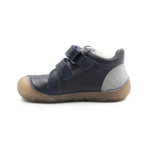 Półbuty Dla Chłopczyków Na Rzep Wiosenne Barefoot DD STEP S073-52875B Black