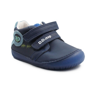 Półbuty Dla Chłopczyka na Wiosnę Barefoot DD STEP S070-52576 Bermuda Blue