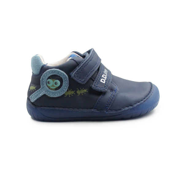 Półbuty Dla Chłopczyka na Wiosnę Barefoot DD STEP S070-52576 Bermuda Blue