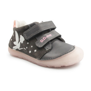 Półbuty Dla Dziewczynek Na Jesień Świecące w Ciemności Wróżki DD STEP S073-52165AM Dark Grey