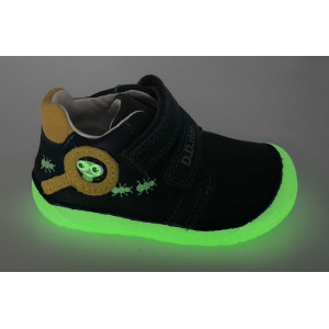 Buty Świecące w Ciemności Dla Chłopca Wiosenne Barefoot DD STEP S070-52576B Calypso Sky