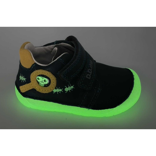 Buty Świecące w Ciemności Dla Chłopca Wiosenne Barefoot DD STEP S070-52576B Calypso Sky