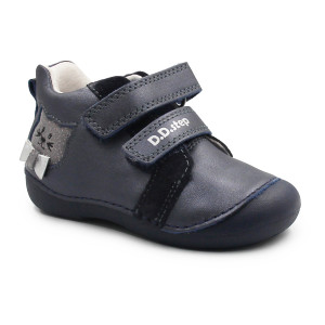 Dziecięce Buty Na Jesień z Kotkiem DD STEP S015-52412 Royal Blue