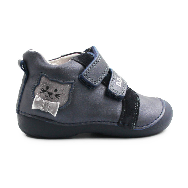 Dziecięce Buty Na Wiosnę z Kotkiem DD STEP S015-52412 Royal Blue