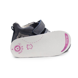 Dziecięce Buty Na Jesień z Kotkiem DD STEP S015-52412 Royal Blue