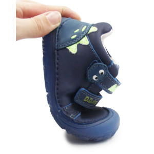 Buty Na Jesień Dla Chłopczyków Barefoot Świecąca Podeszwa w Ciemności DD STEP S073-52875V Royal Blue