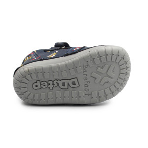 Buty Na Wiosnę Dla Chłopczyka Koparka Barefoot DD STEP S070-52480B Royal Blue