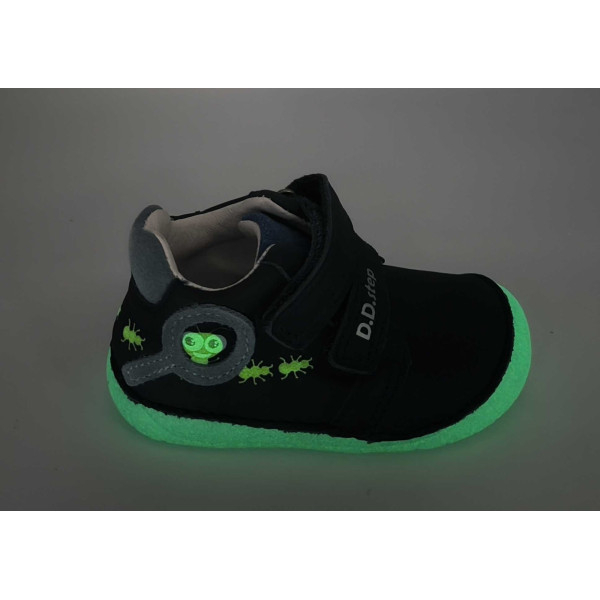 Półbuty Dla Chłopczyka na Wiosnę Barefoot DD STEP S070-52576 Bermuda Blue