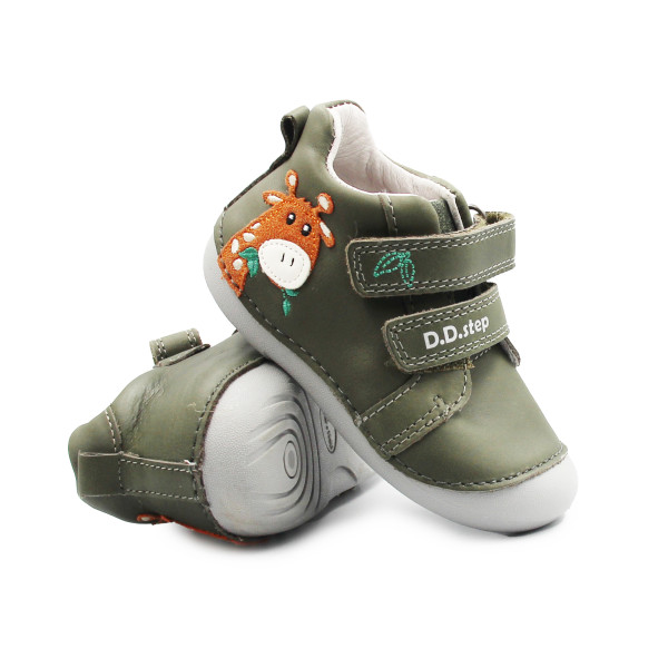 Półbuty Dla Chłopczyka Na Jesień Żyrafa DD STEP S015-52874Y Khaki