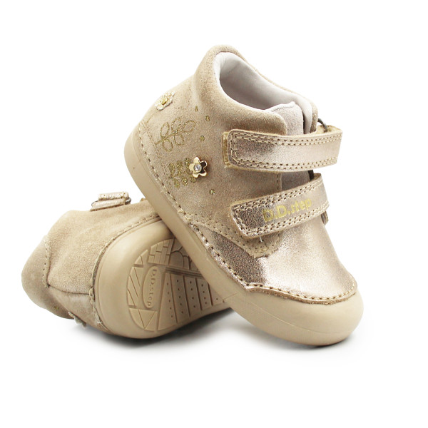 Buty Dla Dziecka Na Jesień Dla Dziewczynek DD STEP S066-52842 Champagne