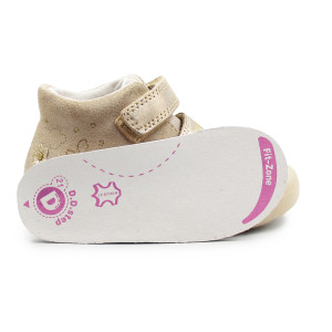 Buty Dla Dziecka Na Wiosnę Dla Dziewczynek DD STEP S066-52842 Champagne