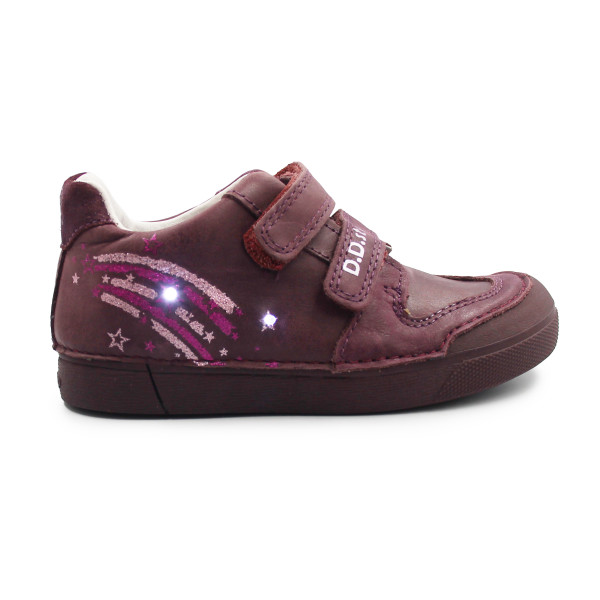 Buty Dla Dziewczynek Świecące LED DD STEP S068-52695BM Raspberry