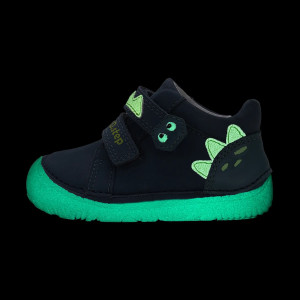 Buty Na Wiosnę Dla Chłopczyków Barefoot Świecąca Podeszwa w Ciemności DD STEP S073-52875V Royal Blue