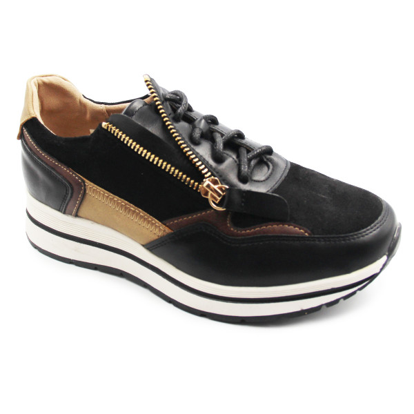 Półbuty Damskie Na Wiosnę Wojtyłko 7a26024 Espresso Czarny