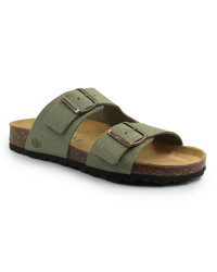 Klapki dla kobiet na lato do pracy BIO 780483-53 CAILIN SUEDE rosmarino