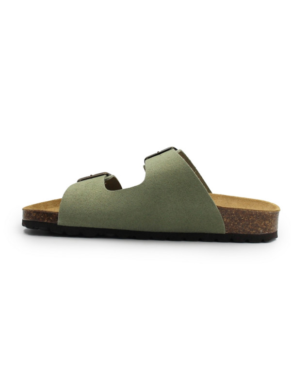 Klapki dla kobiet na lato do pracy BIO 780483-53 CAILIN SUEDE rosmarino