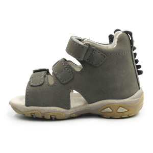 Sandały Dla Chłopca Na Lato Skórzane DD STEP ac290-820 Zebra