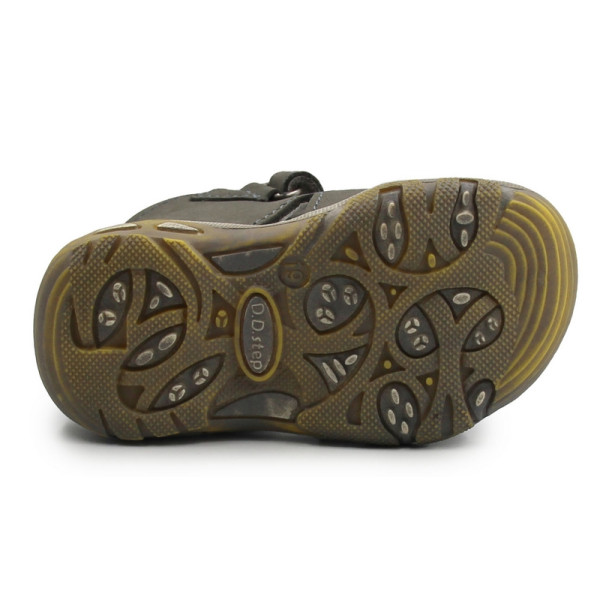 Sandały Dla Chłopca Na Lato Skórzane DD STEP ac290-820 Zebra