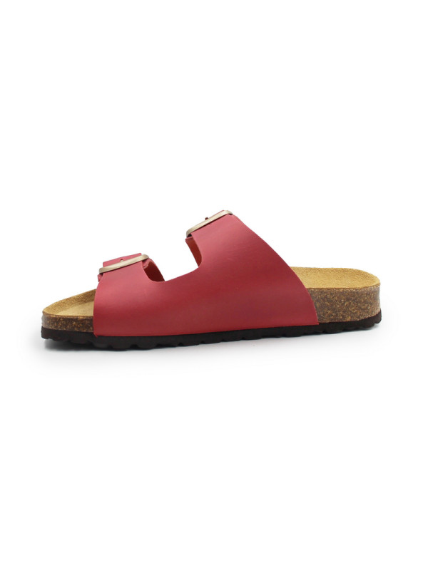 Czerwone klapki damskie do pracy na lato BIO BIO 780483-61 DAENA COUNTRY rojo