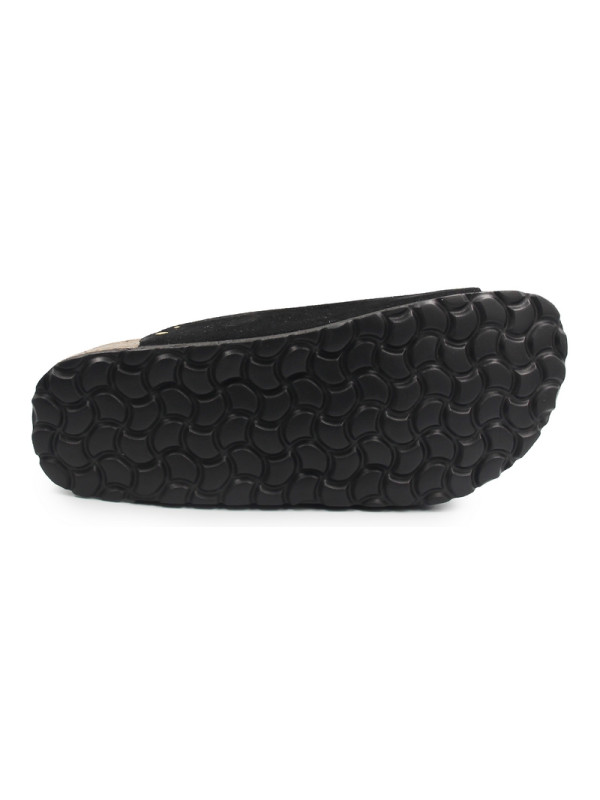 Klapki damskie na lato BIO BIO 781996-15 FRIDA SUEDE negro