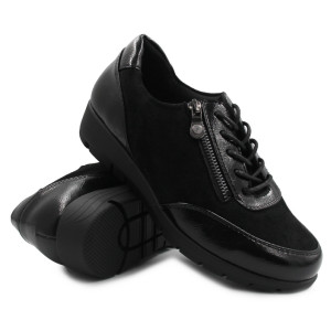 Czarne Buty Damskie Na...