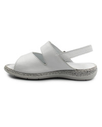 Elegancki sandały damskie z miękkiej skóry naturalnej T. Sokolski SAR L​26-914 WHT