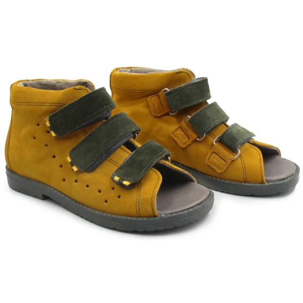 Sandały dla chłopca z obcasem thomasa do szkoły przedszkola Dawid 014 II gatunek