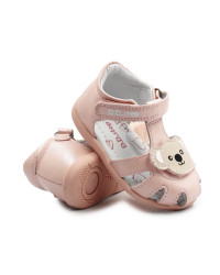 Różowe Sandałki Dla Dziewczynek ze Zwierzątkiem DD STEP G075-61516D Baby Pink