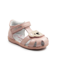 Różowe Sandałki Dla Dziewczynek ze Zwierzątkiem DD STEP G075-61516D Baby Pink