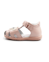 Różowe Sandałki Dla Dziewczynek ze Zwierzątkiem DD STEP G075-61516D Baby Pink