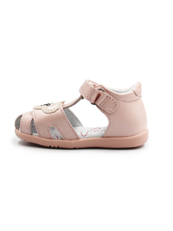 Różowe Sandałki Dla Dziewczynek ze Zwierzątkiem DD STEP G075-61516D Baby Pink