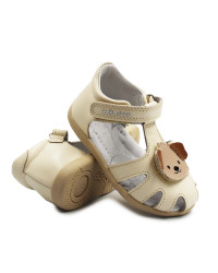 Sandałki Dziecięce Na Lato z Pieskiem DD STEP G075-61516B Cream