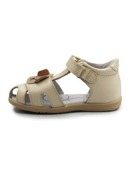 Sandałki Dziecięce Na Lato z Pieskiem DD STEP G075-61516B Cream