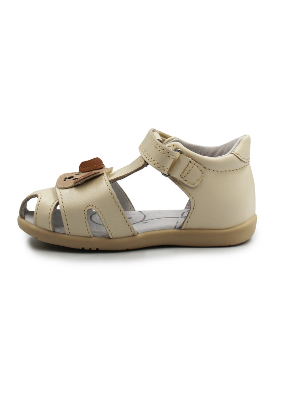 Sandałki Dziecięce Na Lato z Pieskiem DD STEP G075-61516B Cream