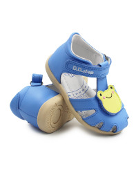 Sandałki Dla Chłopczyka Niebieskie z Żabą DD STEP G075-61516 Marine